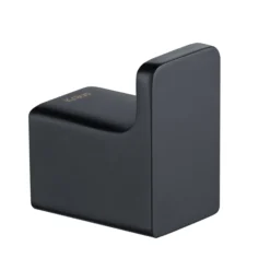 Bathroom Robe and Towel Hook in Matte Black
