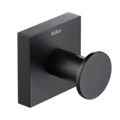 Bathroom Robe and Towel Hook in Matte Black