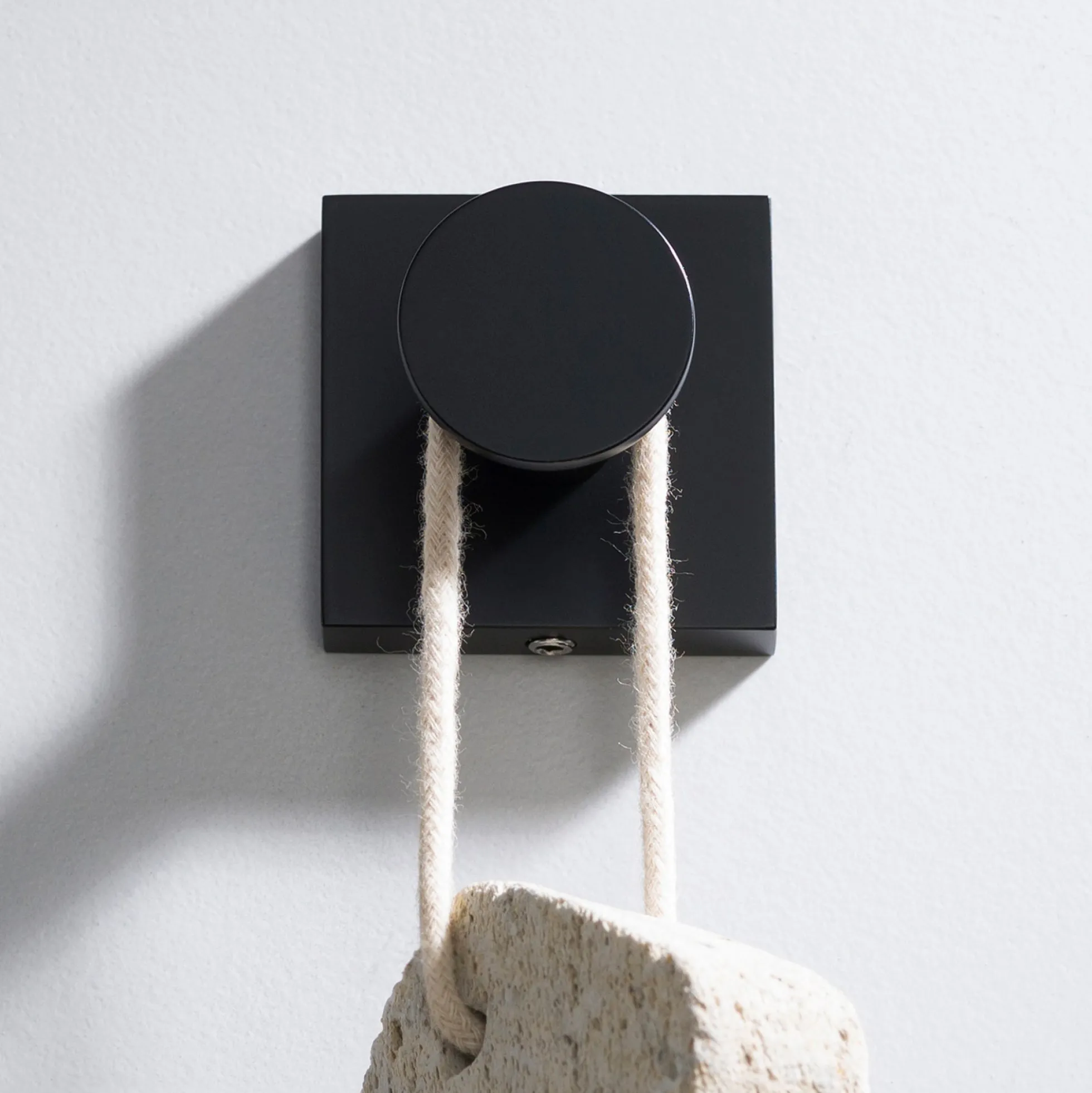 Bathroom Robe and Towel Hook in Matte Black