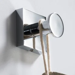 Bathroom Robe and Towel Hook in Chrome