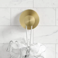Bathroom Robe and Towel Hook in Brushed Gold