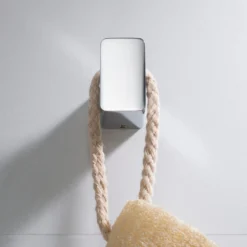 Bathroom Robe and Towel Hook in Chrome