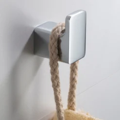 Bathroom Robe and Towel Hook in Chrome
