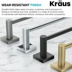 Bathroom Shelf in Brushed Gold