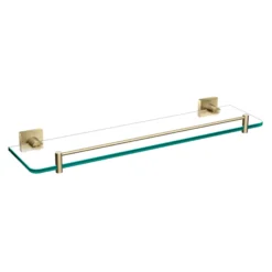 Bathroom Shelf in Brushed Gold
