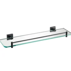 Bathroom Shelf in Matte Black