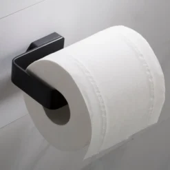 Bathroom Toilet Paper Holder in Matte Black