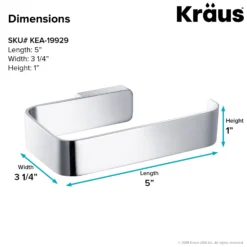 Bathroom Toilet Paper Holder in Chrome