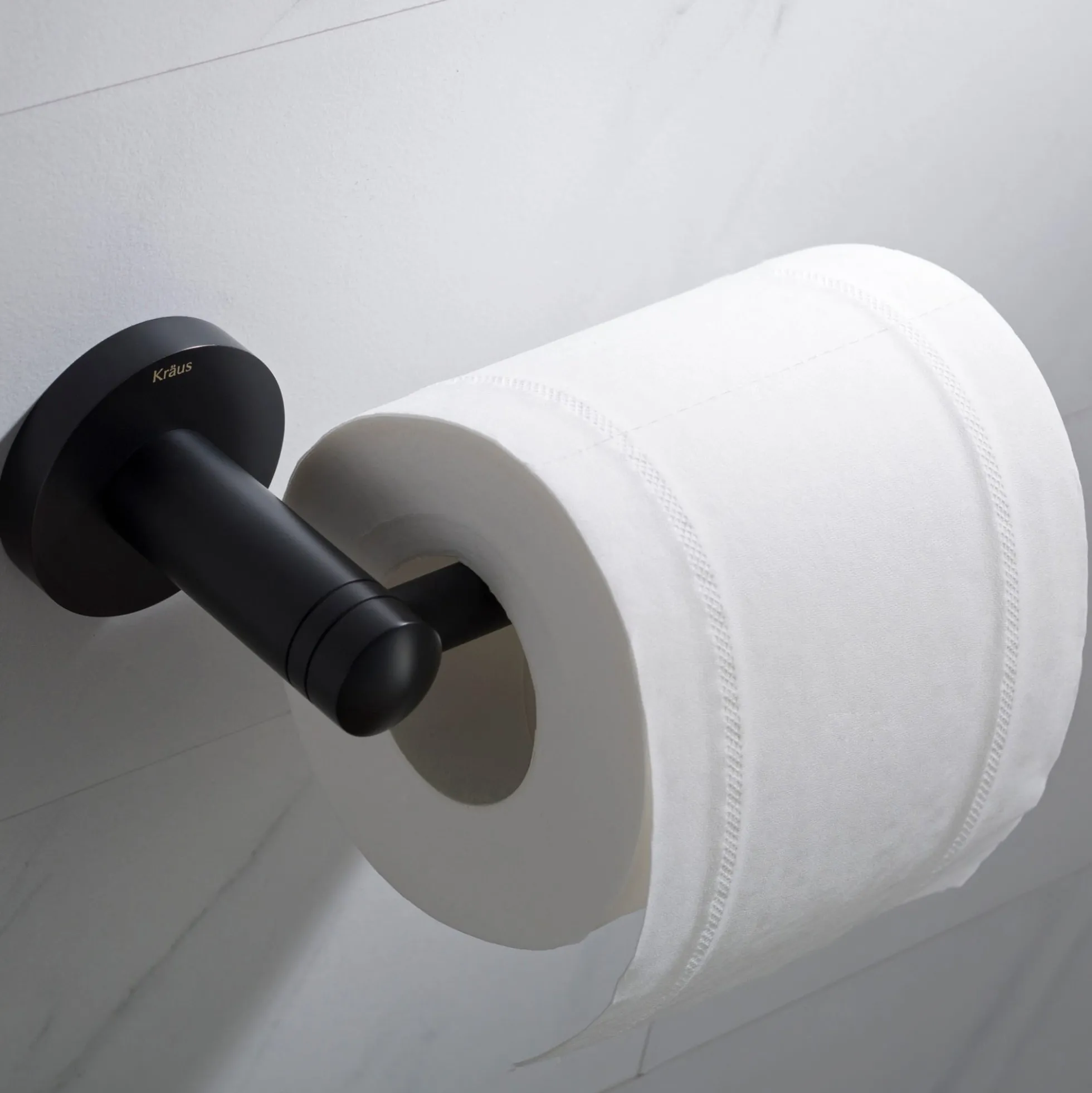 Bathroom Toilet Paper Holder in Matte Black