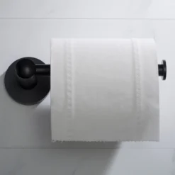 Bathroom Toilet Paper Holder in Matte Black