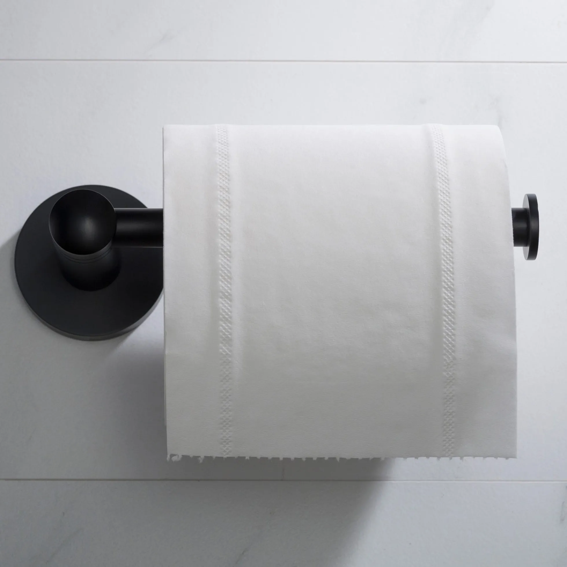 Bathroom Toilet Paper Holder in Matte Black