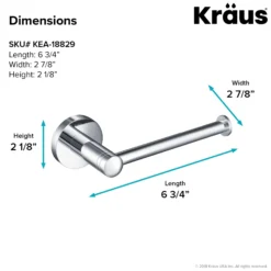 Bathroom Toilet Paper Holder in Chrome