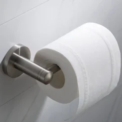 Bathroom Toilet Paper Holder in Brushed Nickel