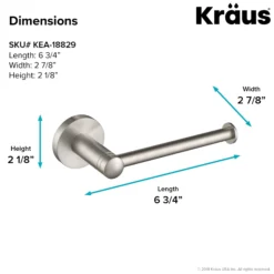 Bathroom Toilet Paper Holder in Brushed Nickel
