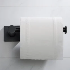 Bathroom Toilet Paper Holder in Matte Black