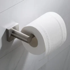 Bathroom Toilet Paper Holder in Brushed Nickel