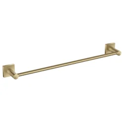 18" Bathroom Towel Bar in Brushed Gold