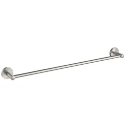 24" Bathroom Towel Bar in Brushed Nickel