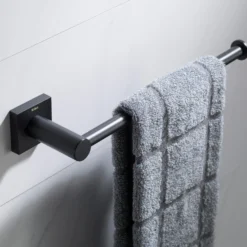 Bathroom Towel Bar in Matte Black