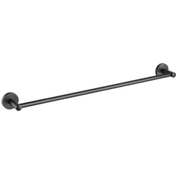 24" Bathroom Towel Bar in Matte Black
