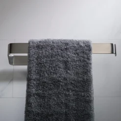 Bathroom Towel Ring in Brushed Nickel
