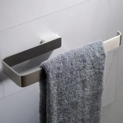Bathroom Towel Ring in Brushed Nickel