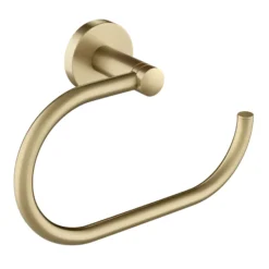 Bathroom Towel Ring in Brushed Gold