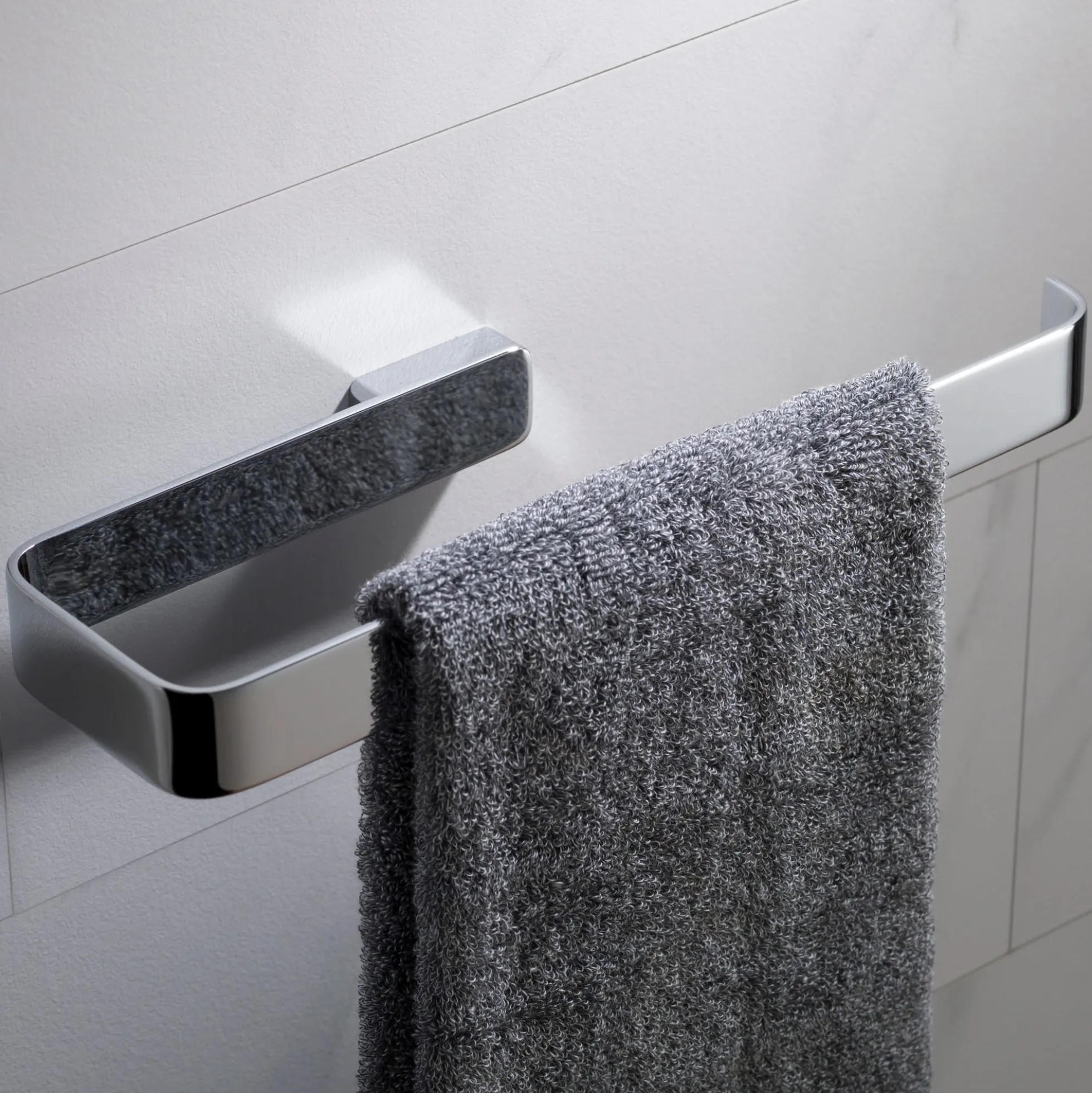 Bathroom Towel Ring in Chrome