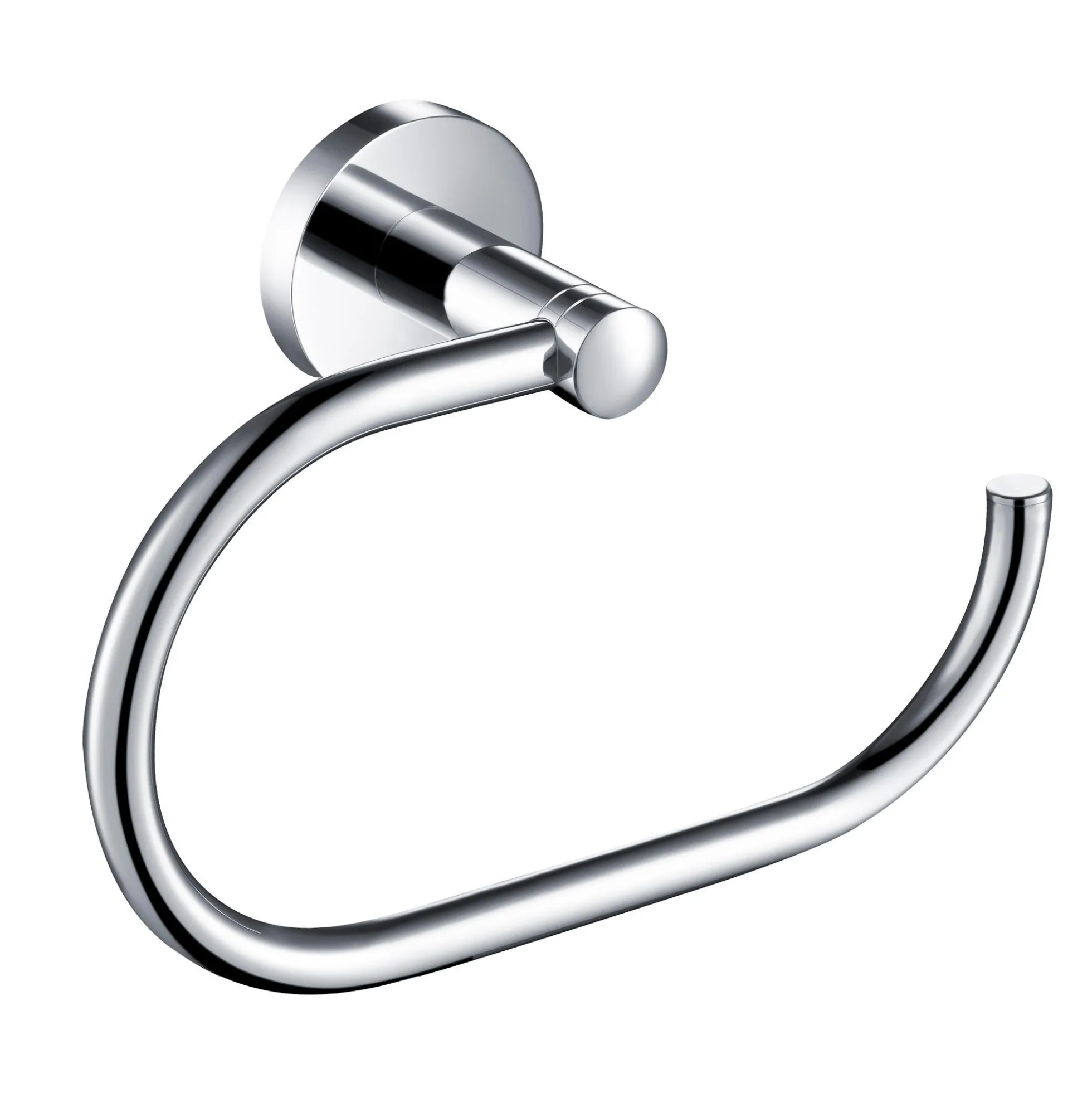 Bathroom Towel Ring in Chrome