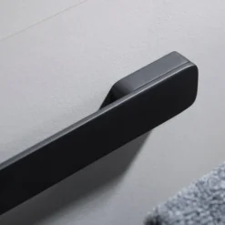 Bathroom Towel Ring in Matte Black