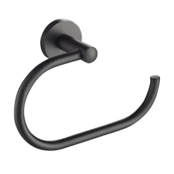 Bathroom Towel Ring in Matte Black