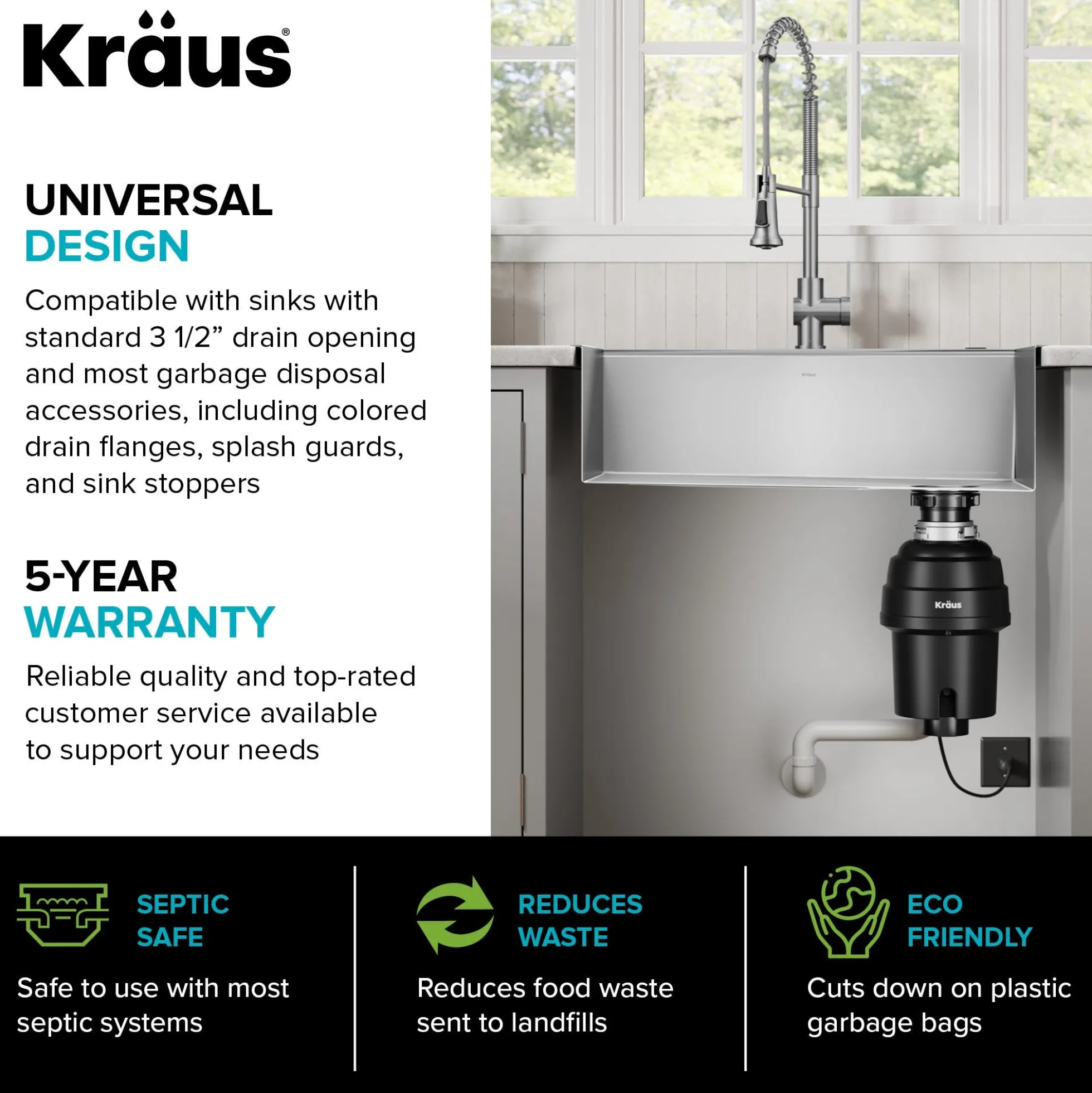 Bellucci Workstation 32 in. Undermount Granite Composite Single Bowl Kitchen Sink in Metallic Black with WasteGuard™ 1 HP Continuous Feed Garbage Disposal and Accessories