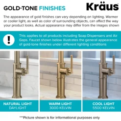 Bridge Kitchen Faucet with Pull-Down Sprayhead in Spot-Free Antique Champagne Bronze