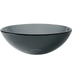 Clear Black Glass Vessel 14