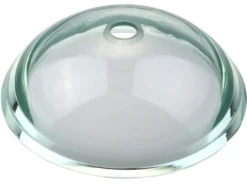Clear Glass Vessel 17" Bathroom Sink
