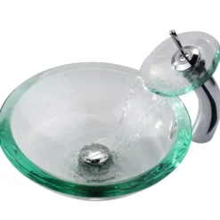 Clear Glass Vessel 17