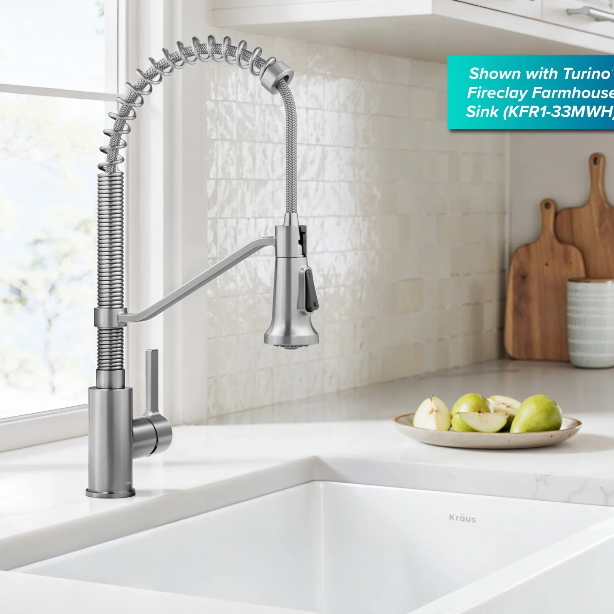 Commercial Style 2-Function Single Handle Pull Down Kitchen Faucet in Spot-Free Stainless Steel