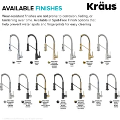 Commercial Style 2-Function Single Handle Pull Down Kitchen Faucet in Spot-Free Stainless Steel