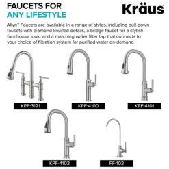 Commercial Style 2-Function Single Handle Pull Down Kitchen Faucet in Spot-Free Stainless Steel