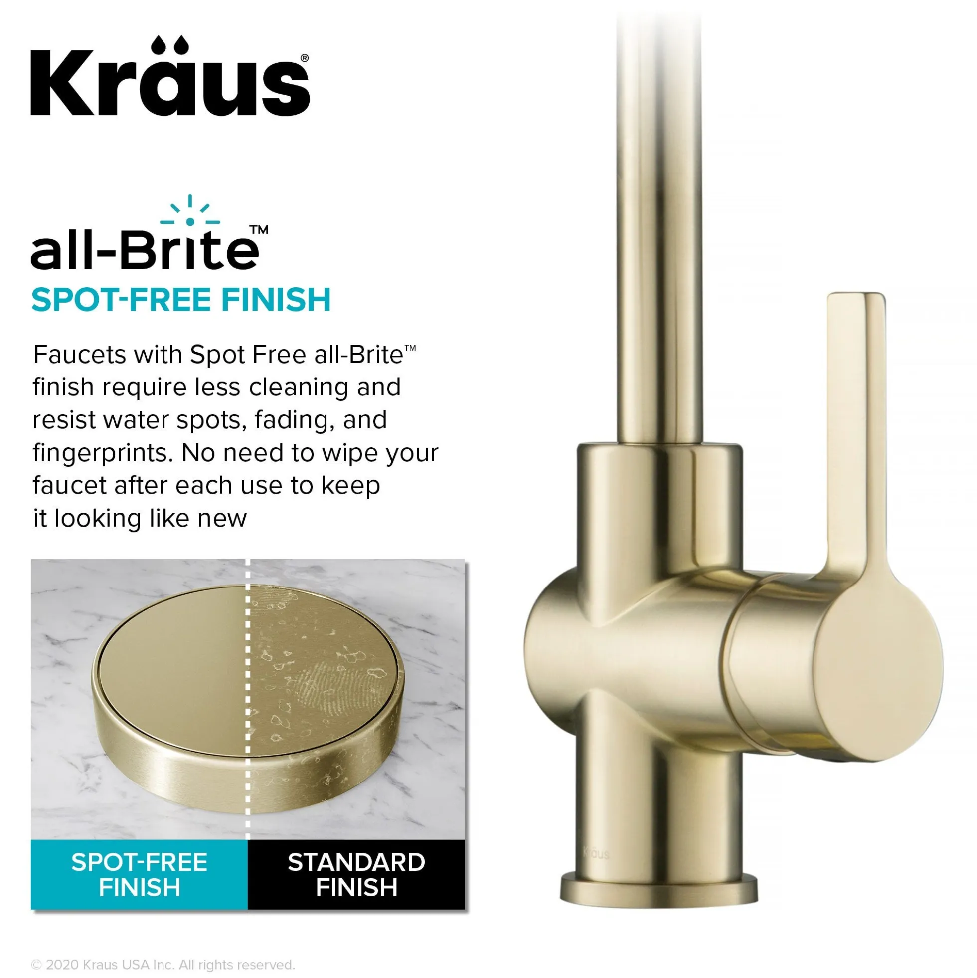 Commercial Style Pull-Down Single Handle Kitchen Faucet in Spot Free Antique Champagne Bronze