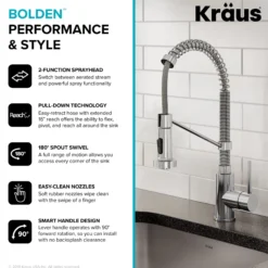 Commercial Style Pull-Down Single Handle 18