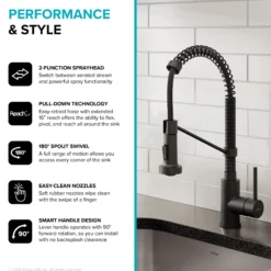 Commercial Style Pull-Down Single Handle 18