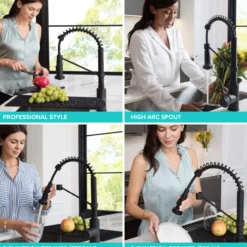 Commercial Style Pull-Down Single Handle 18