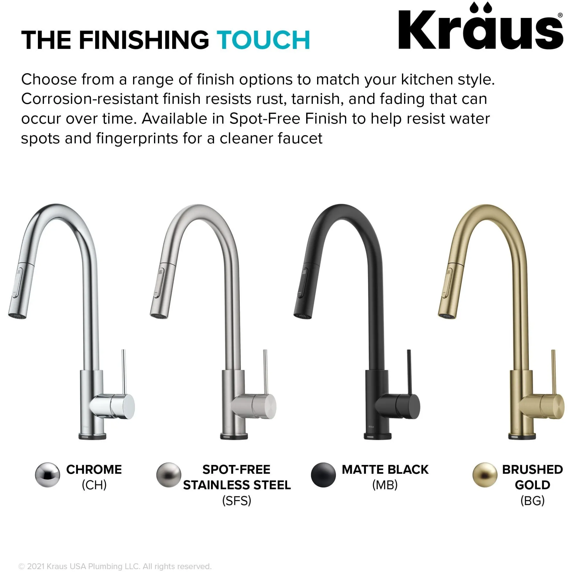 ContemporarySingle-HandleTouch KitchenSink Faucet with Pull Down Sprayer inMatte Black