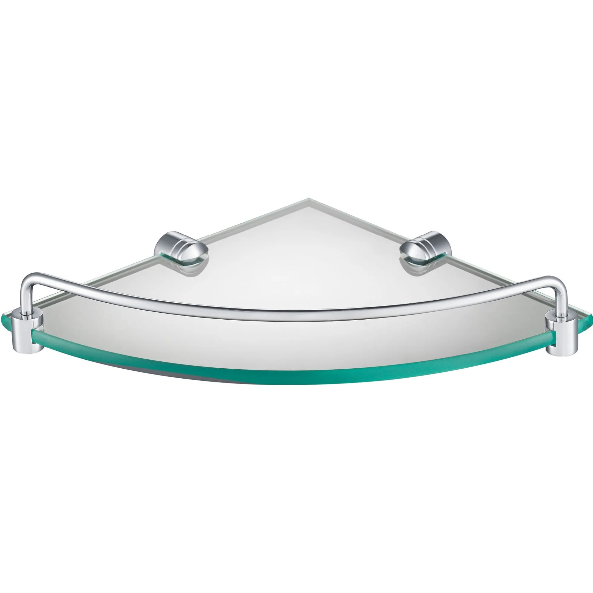 Corner Bathroom Shelf in Chrome