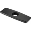 Deck Plate for Bathroom Faucet in Gunmetal