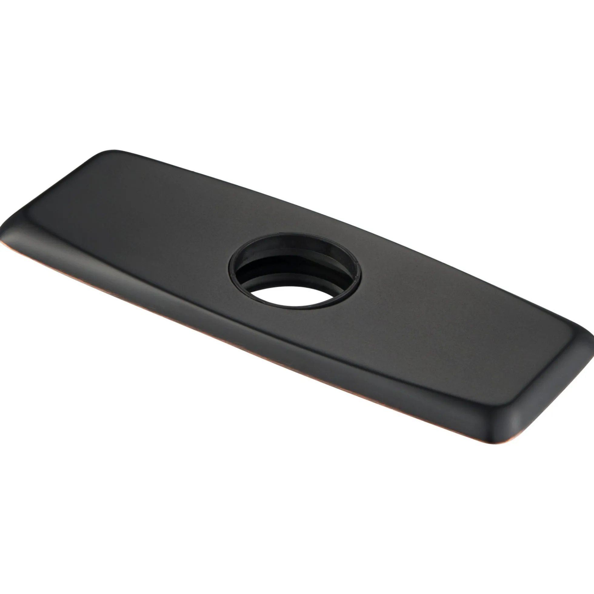 Deck Plate for Bathroom Faucet in Gunmetal