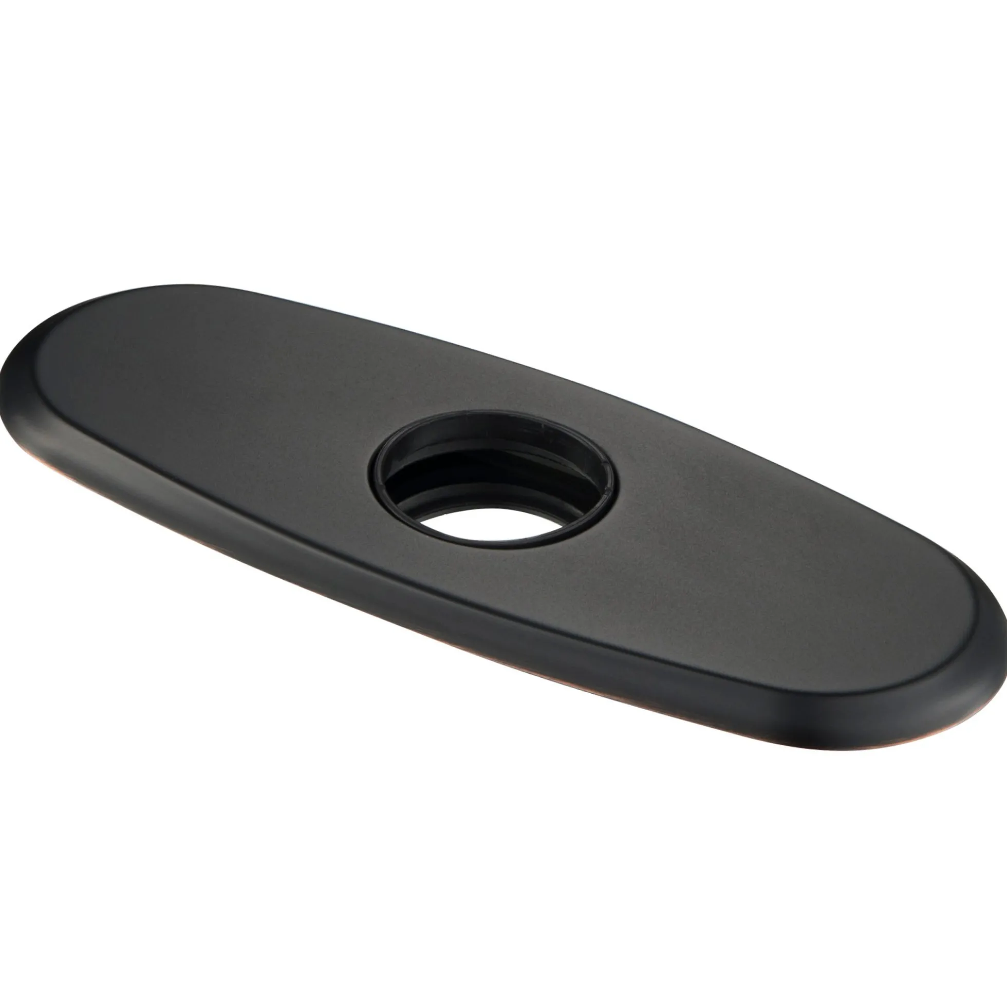 Deck Plate for Bathroom Faucet in Gunmetal