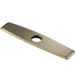 10" Deck Plate for Kitchen Faucet in Brushed Gold