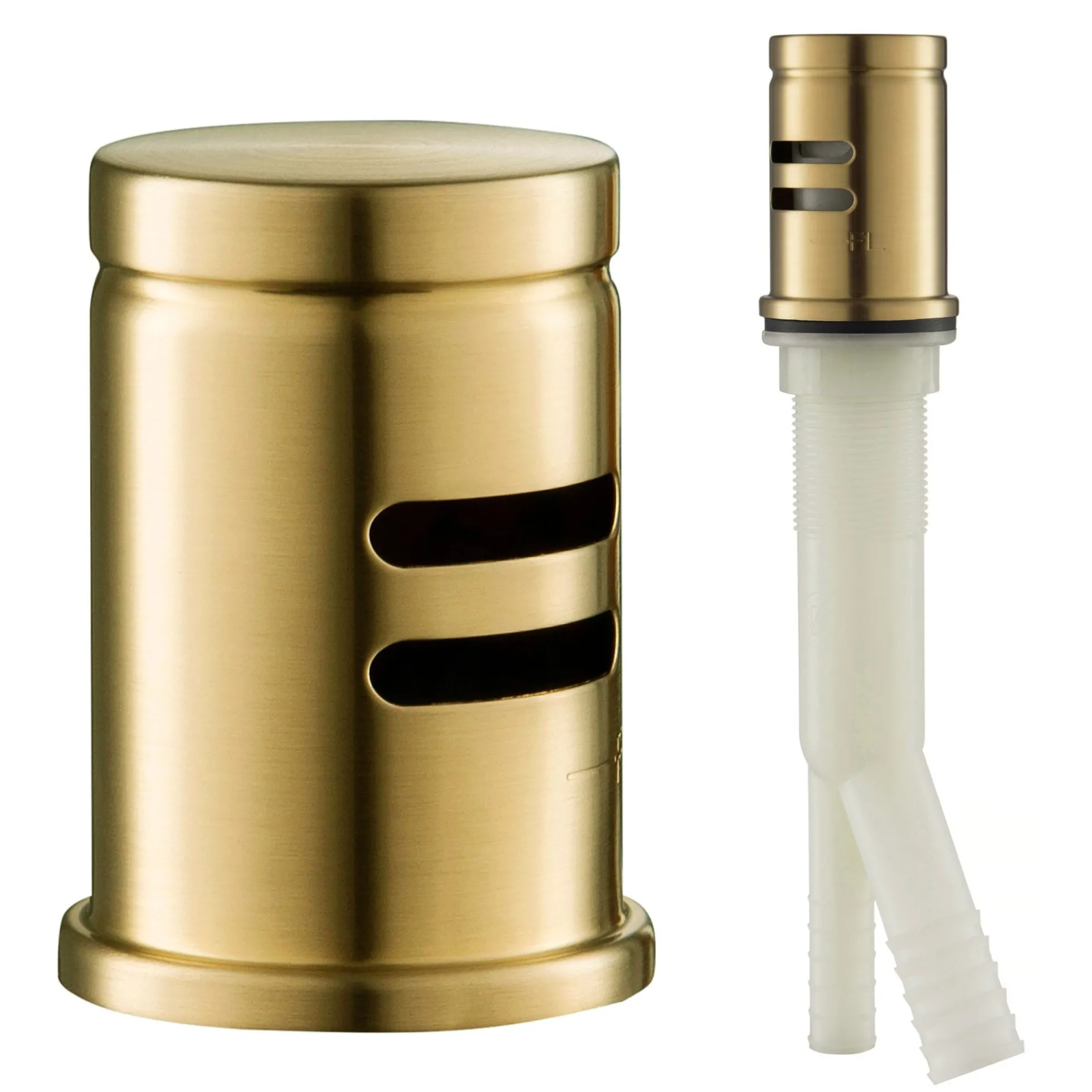 Dishwasher Air Gap in Brushed Brass